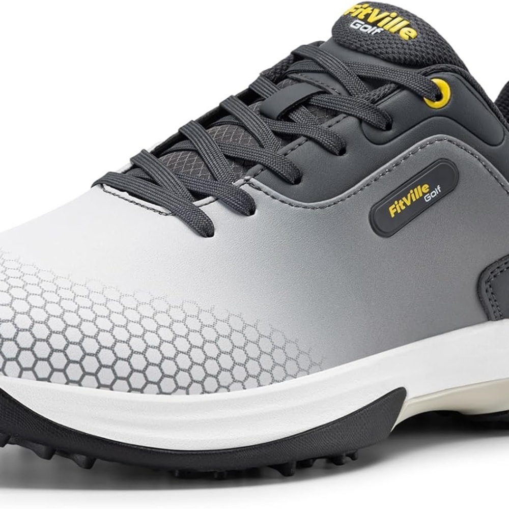 FitVille‎ Golf Shoes in Gray and Yellow